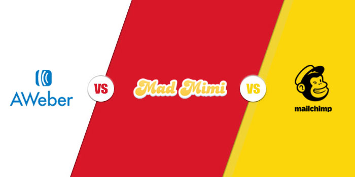 Mad Mimi vs MailChimp vs AWeber