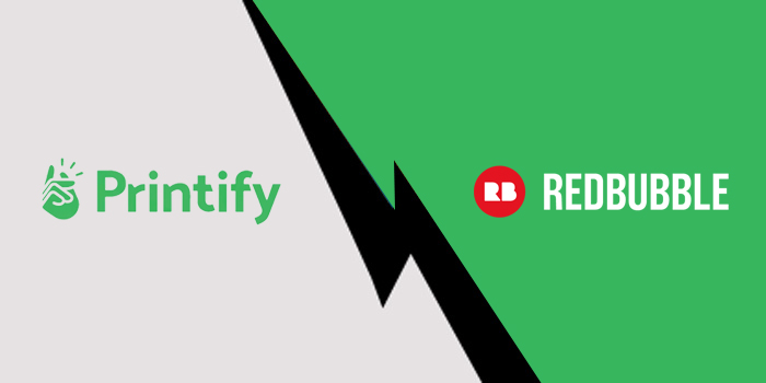 Printify vs Redbubble